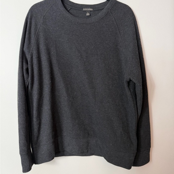 Banana Republic Sweaters - Banana Republic Dark Gray Crewneck Sweater Size M